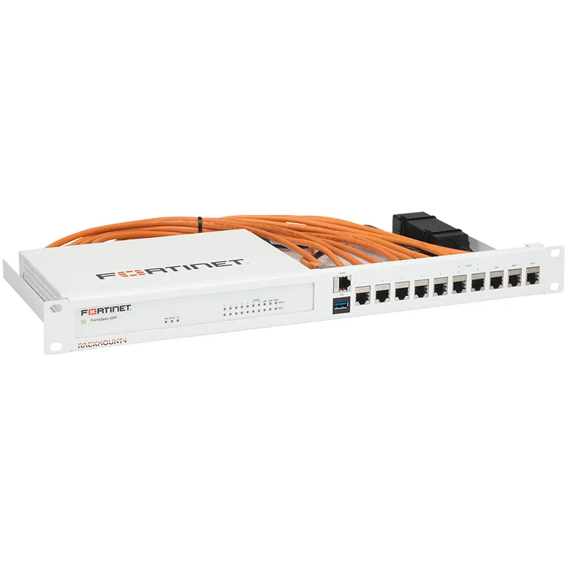 Kit de montaje en Rack RM-FR-T10I Blindado para Fortinet | FortiGate series 60, 61, 70, 71 | FortiWifi series 60, 61, 70, 71 |  FDC-100G